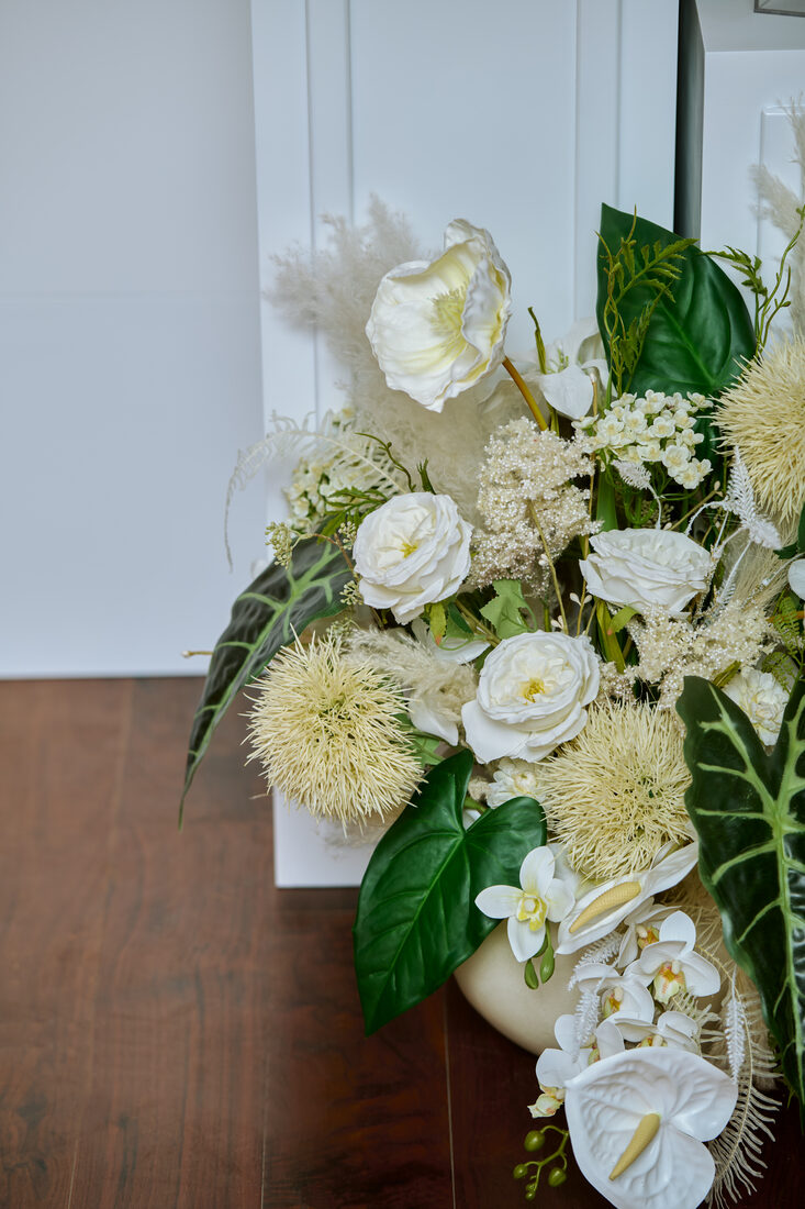 Wedding flower arrangement by Flower Corner, Sharjah